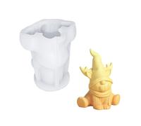 YIGZYCN Stampo in silicone per resina a forma di cuore, stella, gnomi, stampo in silicone Dsiplay per creare intonaco in resina e candele profumate per la casa