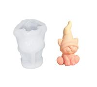 YIGZYCN Stampo in silicone per resina a forma di cuore, stella, gnomi, stampo in silicone Dsiplay per creare intonaco in resina e candele profumate per la casa