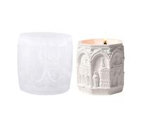 YIGZYCN Stampo in silicone per resina stampo in silicone per la produzione di candele e resina arte rinascimentale tazza di stoccaggio artigianato nordico design casa