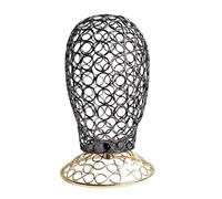 YIGZYCN Supporto creativo per parrucche in ferro cavo, adatto per esporre parrucche, cappelli e accessori