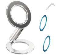 YIGZYCN Supporto per telefono pieghevole Doppio Lato Alluminio Mobile Stand Per Palestra Cucina Desktop Multifunzione Attacco Sottile Stand