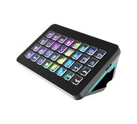 YIGZYCN Tastiera Portatile 32 Macro Personalizzabile Tastiera con Console Visiva per Streamdeck Controllo Tastiera da Gioco