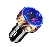 YIGZYCN Tipo C PD+QC3.0 USB C Adattatore di Alimentazione Per Touch On Off Con LED Per Cellulare Tablet PC Laptop