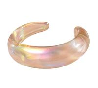 YIGZYCN Unico leggero acrilico geometrico confortevole iridescents versatile accessorio gioielli alla moda, Misura unica, come descritto