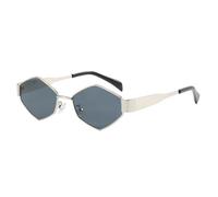 YIGZYCN Unisex Vintage Montatura Shades Trasparente/Lenti Colorate Retro Rimmed Occhiali Geek Costume Lente Trasparente Occhiali Puntelli Foto, B
