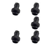 YIGZYCN Universals 3 / 8 "G1 / 4 adattatore per raffreddamento ad acqua in nero o argento per migliorare la dissipazione del calore gancio collegamento in metallo per tubi