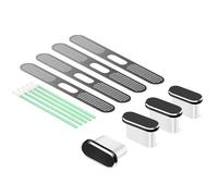 YIGZYCN USB C Plug Covers Per IP15 IP16 Tipo C Coperture di Ricarica Porta USB Protector Altoparlanti & Spazzola di Pulizia Spina Telefono
