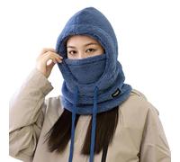 YIGZYCN Ushanka Cappello da cacciatore elegante per attività all'aperto, spesso, per il freddo, isolato, per sci, caldo, invernale, per donne, uomini, bambini, Blu, Taglia unica