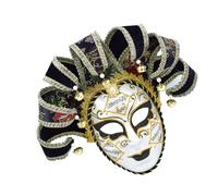 YIGZYCN Veneziani Commedia Masquerade Giullari Cosplay Party Squisite Decorazioni da parete per Halloween