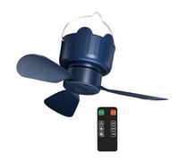 YIGZYCN Ventilatore da soffitto portatile alimentato tramite USB con telecomando 3 velocità regolabile per tenda da campeggio camera da letto uso esterno ventilatore a soffitto con telecomando di