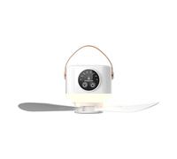 YIGZYCN Ventilatore da soffitto sospeso silenzioso con ventola di ricarica USB remota per campeggio all'aperto e uso interno aria rinfrescante 7200mAh/3600mah ventilatore da campeggio portatile