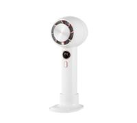 YIGZYCN Ventilatore portatile ricaricabile a 3 marce Display digitale Pocket Hand Fan per viaggio ufficio casa campeggio all'aperto tre velocità