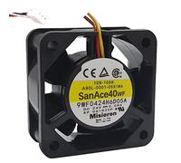YIGZYCN Ventola 4020 con cuscinetti a sfera 4 cm 40 mm per ventola di raffreddamento per server SanAce40WF 24 V 0,08 A 40 x 40 x 20 mm 3 fili FANUC 40 x 40 x 20 mm ventola a 3 pin 24 V