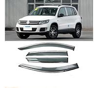YIHANBRI 4 Pezzi Deflettori Aria Auto, per Volkswagen VW Tiguan 2013-2017 Antivento Parapioggia Paravento Auto Laterale Finestrino Accessories