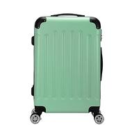 YIHANSS Bagagli da viaggio d'affari da 20 pollici valigie dure bagagli da viaggio d'affari , valigie portatili con ruote doganali a doppia cerniera (colore: nero, dimensione: 20 pollici)