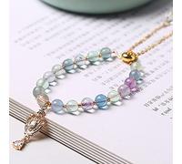 YIHANSS Bracciale di cristallo naturale per donne fioristi Chakra bilanciante gemme antiche strass per la fortunata mirror talisman feng shui amulet per prosperità amore ricchezza benessere cina