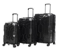 YIHANSS Business Travel Gaglies a 3 pezzi Set di bagagli valigie di grandi dimensioni Porta su valigie per la luce della TSA Customs Suitcase (colore: rosso, dimensione: 20+24+28 pollici)