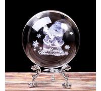 YIHANSS Decorazione Natalizia di Crystal Ball Crystal Crystal Gift per Le Figurine per Animali in Miniatura per Un Regalo di Arredamento di Natale di Natale