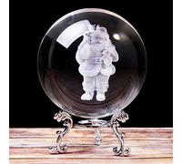 YIHANSS Decorazione Natalizia di Crystal Ball Crystal Crystal Gift per Le Figurine per Animali in Miniatura per Un Regalo di Arredamento di Natale di Natale