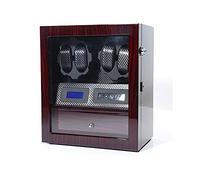 YIHANSS Guarda Winder 4 + 5 Piano Vernice LED Smart Touch Smart Screen Watch Watch Winder Silent Running Rotion Motor Anti-Magnetization 30,5 18,5 32,5 cm (B)