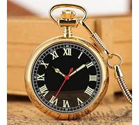 YIHANSS Orologio da tasca meccanico automatico di lusso con numeri luminosi, a carica automatica, con catena a serpente, alla moda, fluorescente e notturno