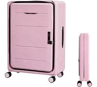 YIHANSS Valigie pieghevoli bagagli da viaggio business valigie regolabili per valigia aperta per bagliori per la luce della ruota universale (colore: E, dimensione: 20 pollici)