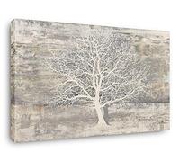 Yihui Arts Stampa su tela con alberi astratti, decorazione artistica da parete incorniciata - grande stampa artistica giclée moderna su tela pronta da appendere per casa e ufficio, decorazione da