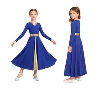 Yihuimin Bambina Roba Lode Liturgica Roba Danza La Cerimonia Religiosa Danza Lirica Vesti Lode Preghiera Festa Blu 11-12 Anni