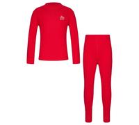 Yihuimin Set di Intimo Termico per Bambini Bambini Bambina Maglia Termica Invernale Maglietta Termica Leggings Pantaloni Pigiama Caldo Anni Rosso 2-3 Anni