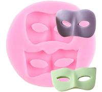 YIHUOMOLDS Stampi in silicone per maschere in maschera per decorare torte, cupcake, cioccolato, caramelle, pasta di gomma, pasta polimerica