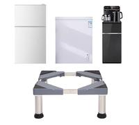 YiHYSj Base Frigorifero con 4 Piedini Altezza:24-27cm Base Regolabile per Sterilizzatore Supporto Lavatrice Carico Massimo di 200 kg per Sterilizzatore Credenza elettrodomestici-Gris