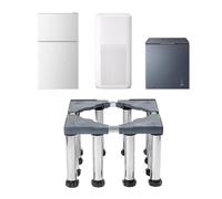 YiHYSj Base per Armadio da Cucina Altezza 39-41 CM con 12 Piedini robusti Rialzata Base Lavastoviglie Supporto Frigorifero Carico 200 kg per congelatore elettrodomestici (Grigio)