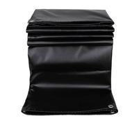YiHYSj Telone per Esterni Impermeabile Robusto PVC, Resistente al Gelo e ai Raggi UV 430 g/m² 5 x 8 m Telo Protettivo Multiuso per Barche Legno Piscina Mobili da Giardino Auto Nero