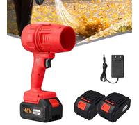 Yiicoong Blower, TurboSweep Cordless Power Blower, 300000rpm Cordless Leaf Blowers Handheld, Super Power Air Duster for Patio Cleaning, Lawn Care, Blowing Leaves, Dust Removal (Red)