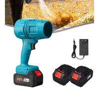 Yiicoong Blower, TurboSweep Cordless Power Blower, 300000rpm Cordless Leaf Blowers Handheld, Super Power Air Duster for Patio Cleaning, Lawn Care, Blowing Leaves, Dust Removal (Blue)