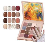 Yiida di smalti per Unghie in Gel Solido da 16 Pezzi,Palette per Manicure con Set di smalti in Gel Color Crema con 16 Colori aggiornati - Kit Smalto per Unghie Decorazioni di Pasqua per