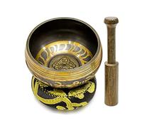 Yiida Set campana tibetana tibetana, campana tibetana, campana per meditazione, accessori per meditazione, strumenti musicali, campane di preghiera per meditazione e guarigione