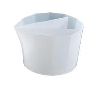 Yiida Tazza per Pittura in Silicone Multi-canale, Antiscivolo - Bicchiere Riutilizzabile per Paint Fluid Art - Accessorio per Pittura in Silicone per Anelli dell'Albero - B 3 Celle