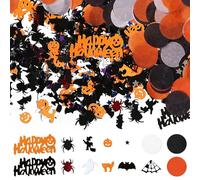 YiiHHooN Halloween Coriandoli, 85 Grammi Confetti di Halloween, Halloween Decorazioni Tavola Streghe Zucche Stelle Fantasmi Ragni Pipistrell Confetti per Decorazioni di Festa