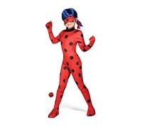 yiija Fast Fun - costume da Ladybug(Viving Costumes) 6-8 años rosso