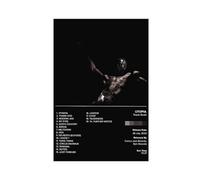 yiili Poster su tela con copertina dell'album di Travis Scott Utopia per camera da letto, decorazione per ufficio, camera da letto, regalo, senza cornice, 30 x 45 cm