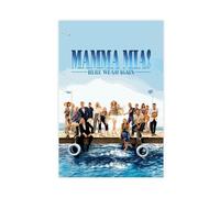 yiili Poster vintage del film Mamma Mia, su tela, decorazione artistica da parete per soggiorno, camera da letto, decorazione senza cornice, 40 x 60 cm