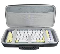 YIIWAY 75% 84 Tasti Tastiere Custodia, Rigida Case Cover Compatibile con Logitech MX Keys Mini Minimalis/MX Mechanical Mini/Pebble Keys 2 K380s / POP ICON KEYS, Custodia Solo - Nero YC85001