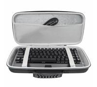 YIIWAY 75% 84 Tasti Tastiere Custodia, Rigida Case Cover Compatibile con Razer BlackWidow V3 Mini HyperSpeed/BlackWidow V4 Pro 75% / Huntsman V3 Pro Mini, Custodia Solo - Nero YC85003