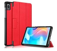 YIIWAY Compatibile con Cover Realme Pad Mini (8.7"), Rosso Sottile Tablet Custodia Case con Auto Funzione Sonno/Svegliati e la funzione del basamento YW55032