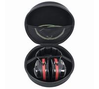 YIIWAY Custodia Rigida Case Cover Compatibile con 3M / Sordin/Honeywell/Walker's/Senner WorkPro/Alpine/Schallwerk Cuffie Protettive Ear Defenders, Custodia Solo - Nero YC80114