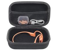 YIIWAY Custodia Rigida Case Cover Compatibile con SHOKZ OpenRun/JBL/SANOTO/IFECCO/LOBKIN/Phillips/Guudsoud/Monodeal Auricolari a conduzione ossea, Custodia Solo - Nero YC80112