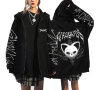 YiJee SKZOO Felpa con Cappuccio - Y2K Harajuku Streetwear Style BangChan Lee Know Changbin Hyunjin Han Felix Seungmin I.N Unisex, Nero15., L