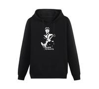 YIJIALIN Men's Dire-Straits-L OGO Hoody with Pocket Long Sleeve Pullover Sweatshirts Black 3XL