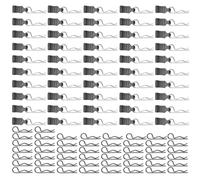 YijiaLink 50PCS Universale RC Auto Corpo Shell Clip RC R-Tipo Perni con Schede di Tirare Compatibile con Tutti i 1/16 1/18 RC Veicoli Truck Buggy Shell Parti di Ricambio